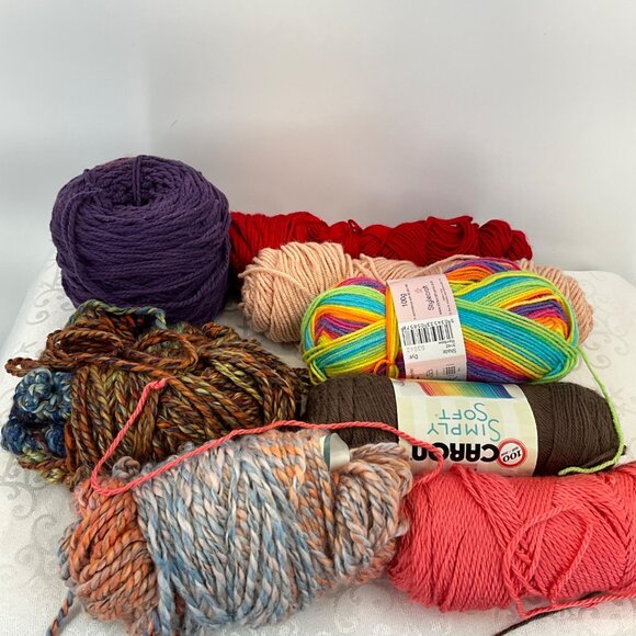 Assorted Yarn Bundle Including Stylecraft Simply Soft & Other Brands - Picture 2 of 6